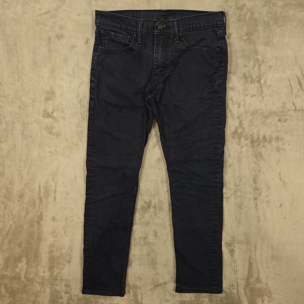 Levi's 511 Jeans‎ Slim Fit Men's 31x32 Dark Indigo Blue Stretch Denim Red Tab